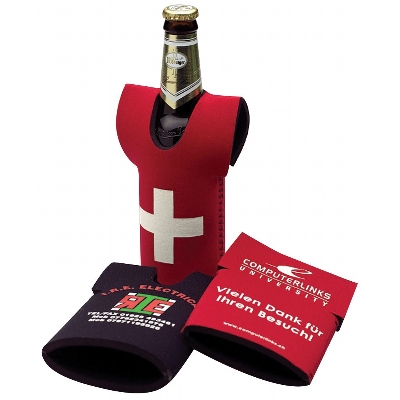 Neoprene Bottle Cooler T-Shirt Style