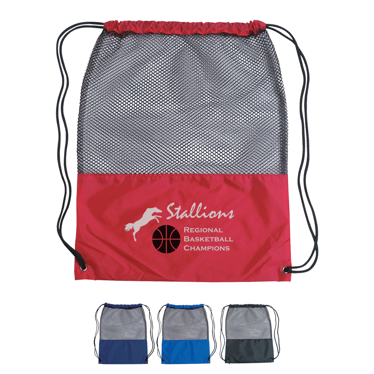 Mesh Drawstring Backpack
