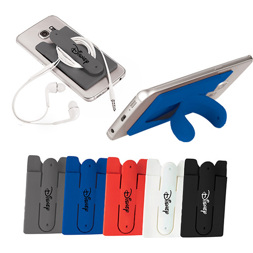 Silicone Phone Wallet with Stand