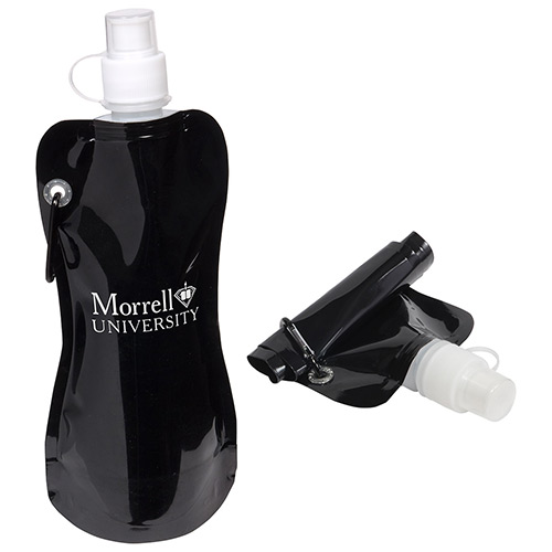 Foldable Water Bottle With Carabiner