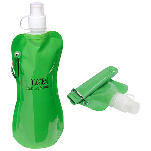 Foldable Water Bottle With Carabiner