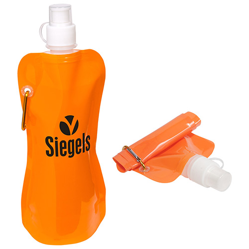 Foldable Water Bottle With Carabiner