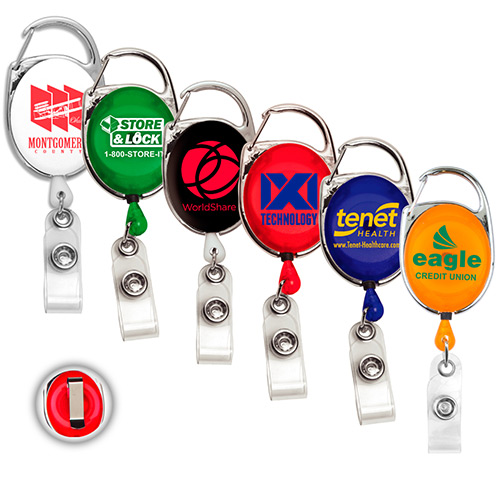 Carabiner Style Badge Reel