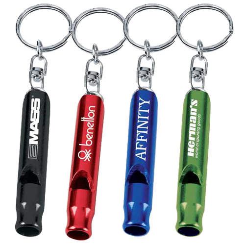 Metal Whistle/Key Ring