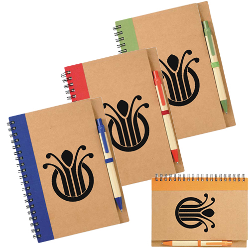 The Eco Spiral Notebook & Pen