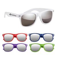Silver Mirrored Sunglasses
