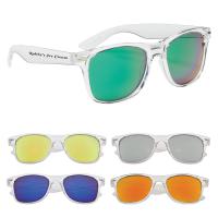 Clear Mirrored Sunglasses