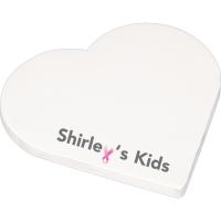 Die Cut Adhesive Notepad - Heart
